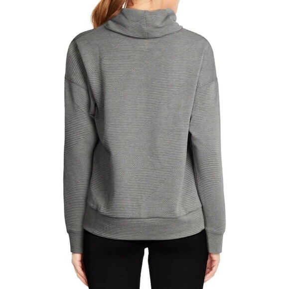 Balance Collection Marci Pullover Sweatshirt Quilted Heather Gray Women’s Size L - Picture 4 of 9